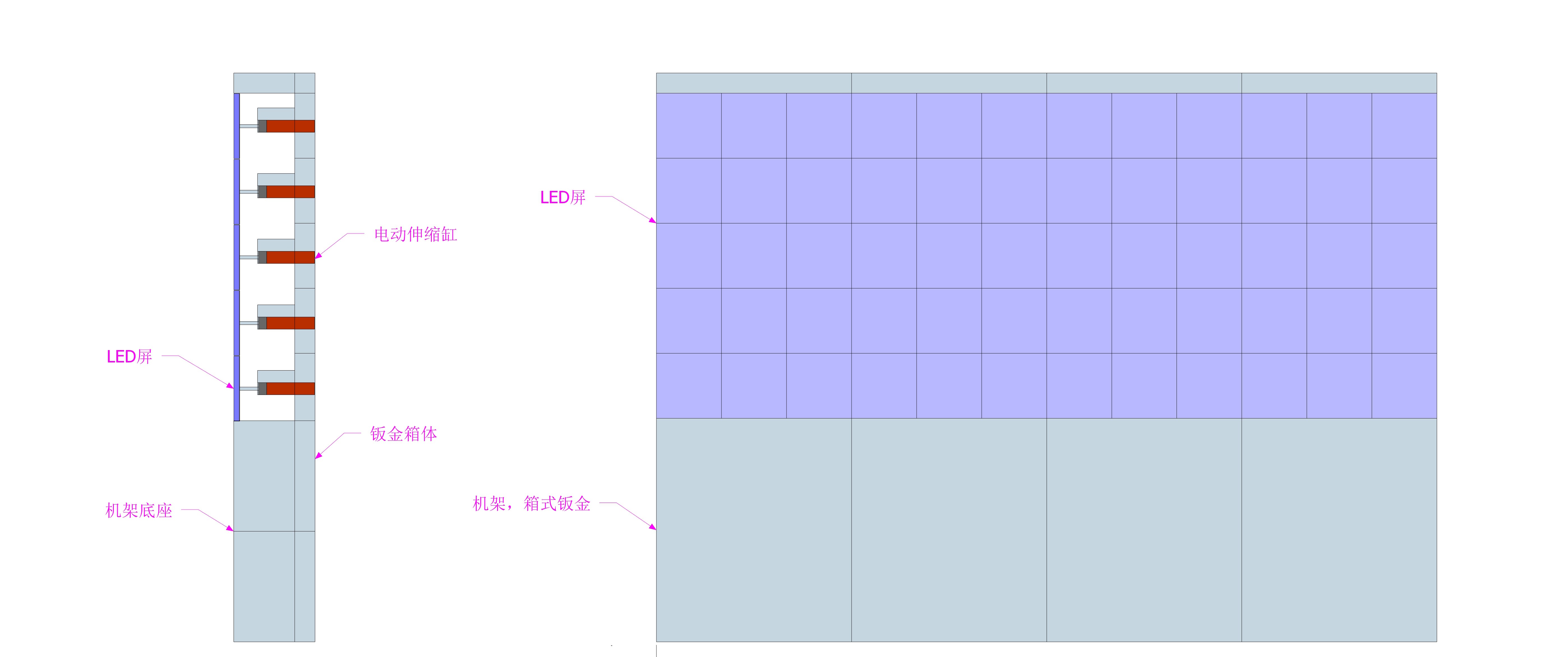 机械创意显示屏