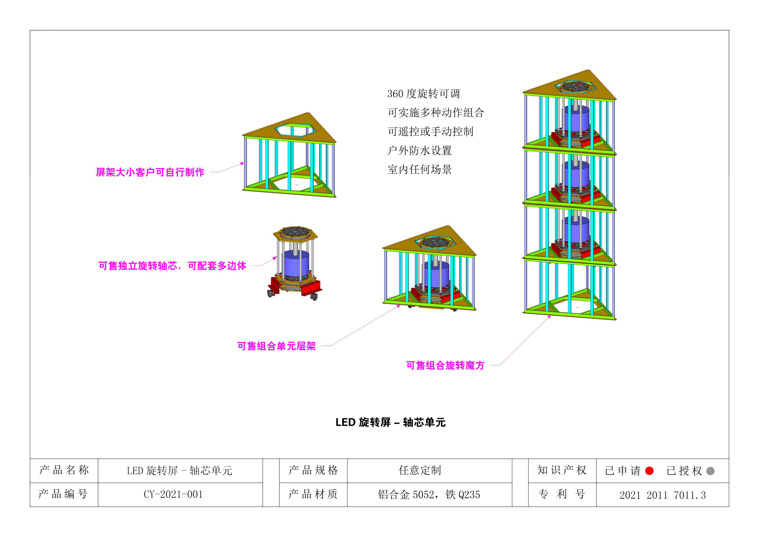 机械创意显示屏