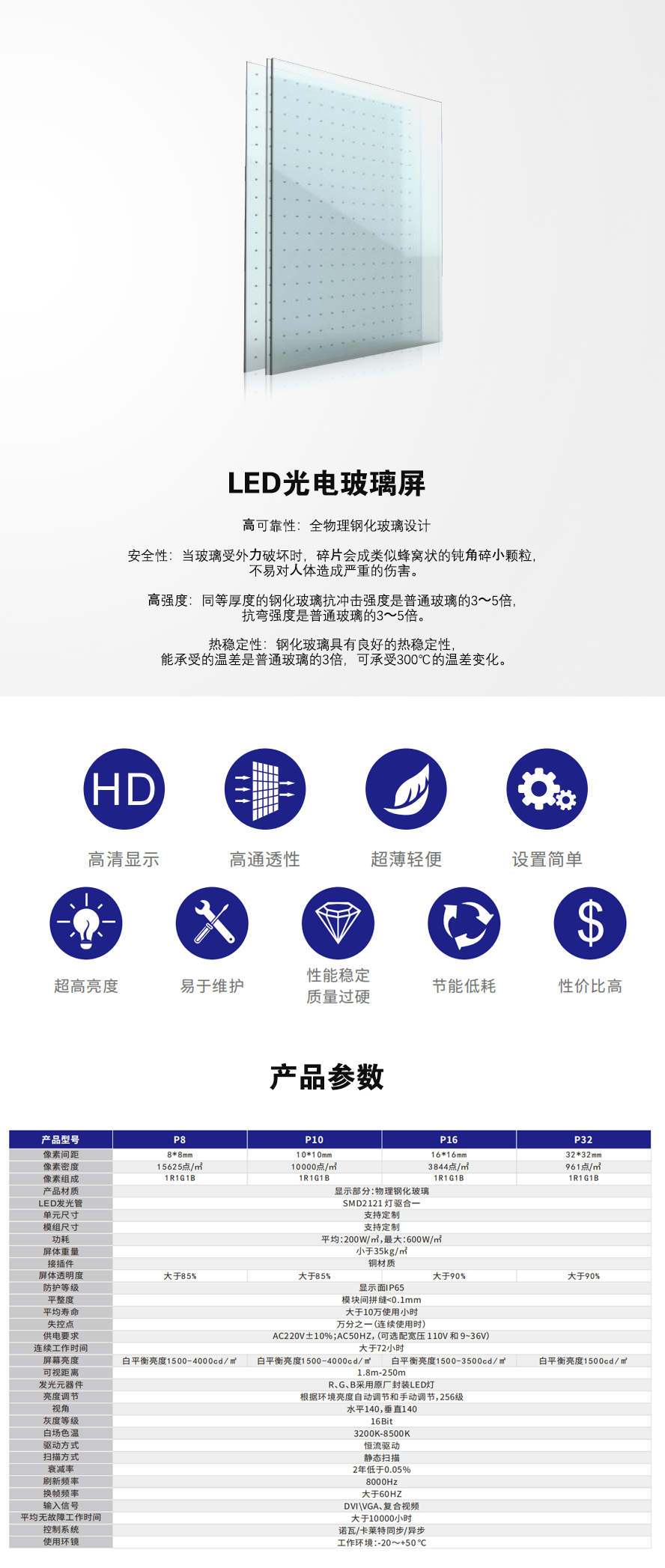 LED透明显示屏